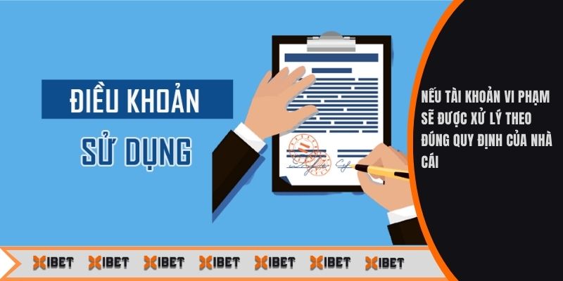 Nếu tài khoản vi phạm sẽ được xử lý theo đúng quy định của nhà cái